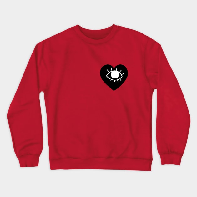 heart Crewneck Sweatshirt by amenij